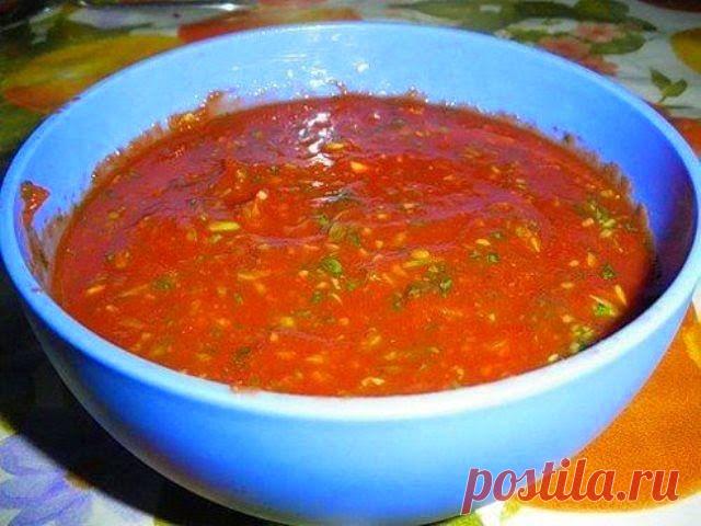 Обалденный, мой любимый соус к шашлыку! Это очень вкусно!