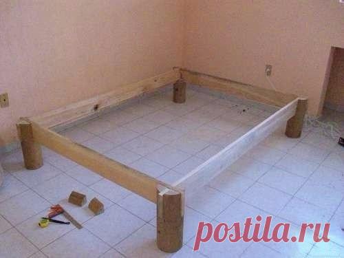 Кровать из дерева, своими руками 

Все о ремонте и строительстве   Строим Свой Дом   Подпишись!