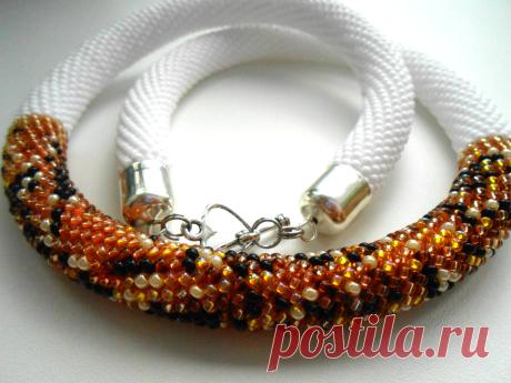 Жгут из чешского бисера