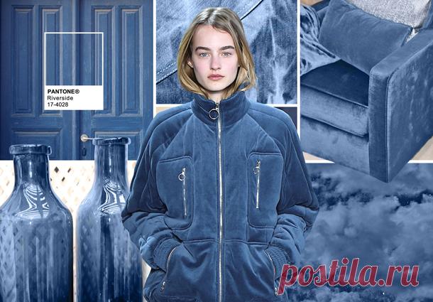 Модные цвета осень-зима 2017 в женской одежде по версии Pantone
глубокий холодный сине голубой