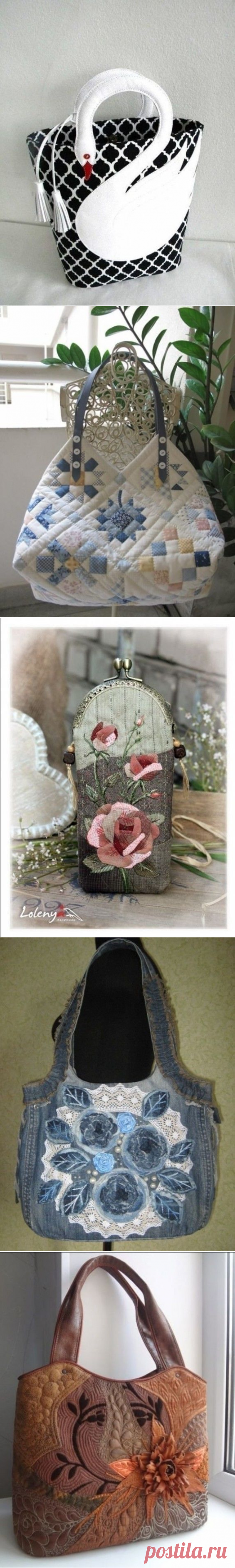 Сумочки из лоскутов: идеи — DIYIdeas
