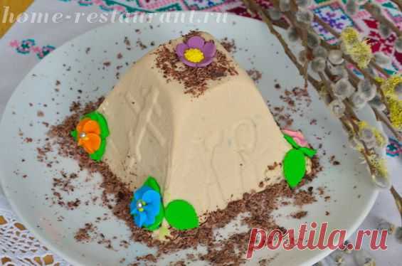 Творожная пасха с вареной сгущенкой | Домашний Ресторан