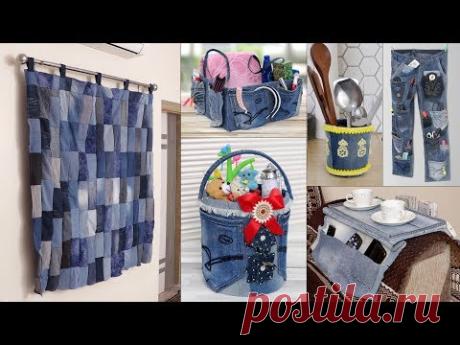 11 OLD JEANS... CLOTHE HACKS ! HOME ORGANIZATION HACKS ! HANDMADE