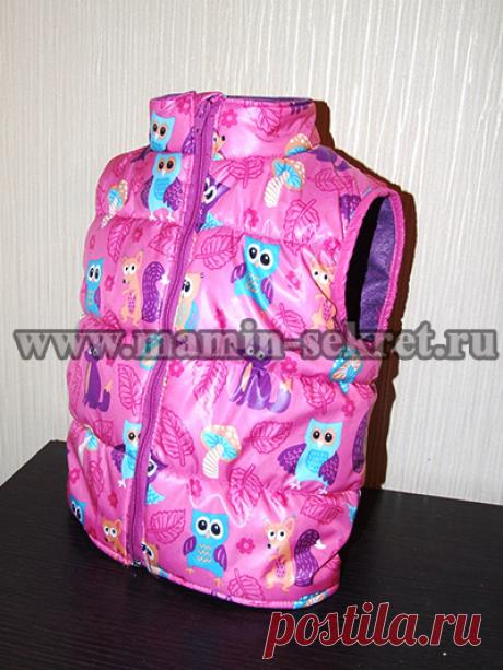 Жилетка для ребёнка своими руками