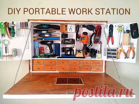 DIY PORTABLE WORK STATION: 13 Steps (with Pictures)