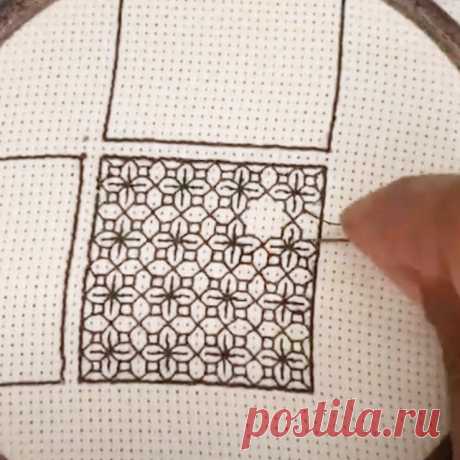 Черная вышивка или вышивка в технике блэкворк (blackwork). Мастер-классы для начинающих | Креаликум