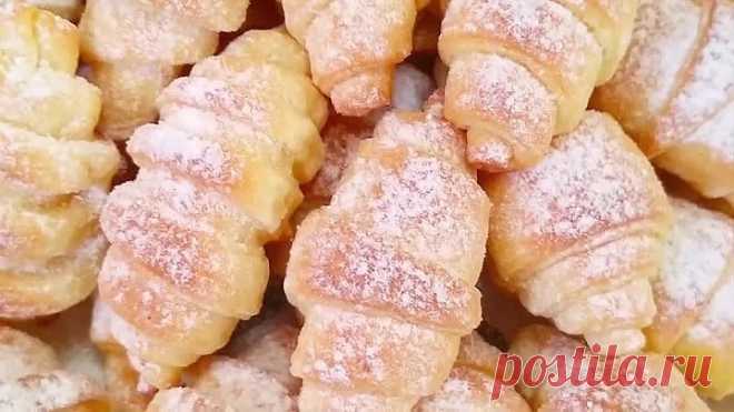 ТВОРОЖНЫЕ РОГАЛИКИ! ЛЕГКО, ПРОСТО И ВКУСНО!