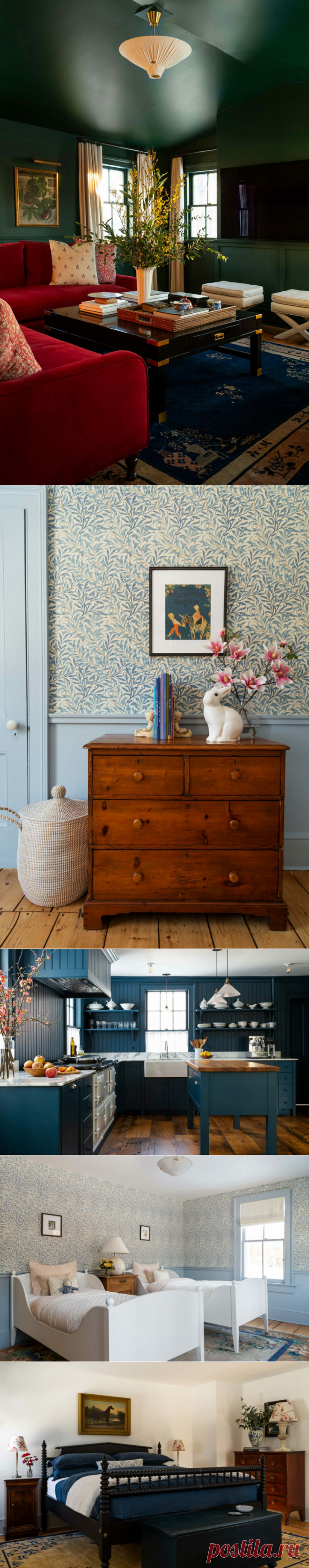 Дом в английских традициях в штате Нью-Йорк | AD Magazine Russia | Яндекс Дзен