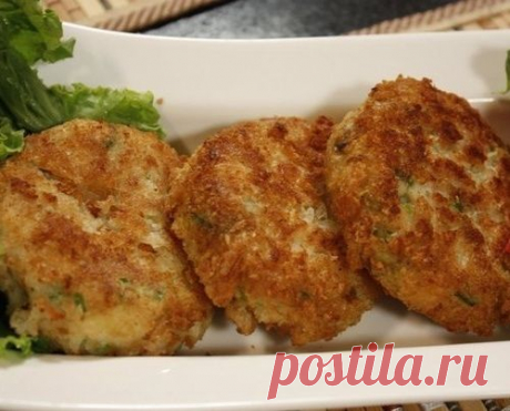 Куриные котлеты с плавленным сыром