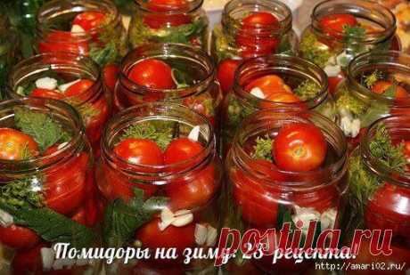 Лучшие рецепты консервирования помидор.