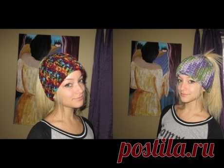 Crochet gorro coletero o cola  para principiantes