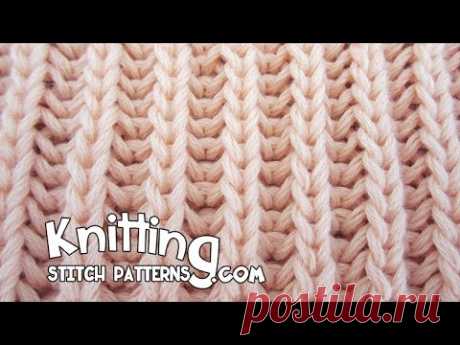 Brioche stitch  |  Two identical sides - YouTube