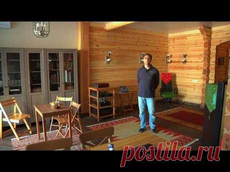 Изба из лафета… в собственной квартире! // FORUMHOUSE