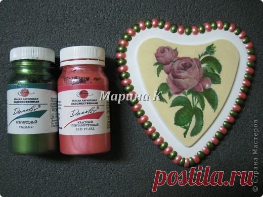 "Валентинка" гипсовое панно МК | Страна Мастеров