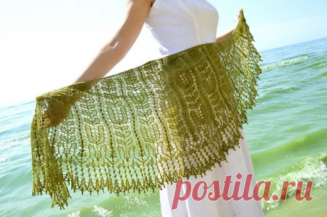 Ravelry: &quot;Vicia&quot; shawl pattern by Tatiana Chystiakova