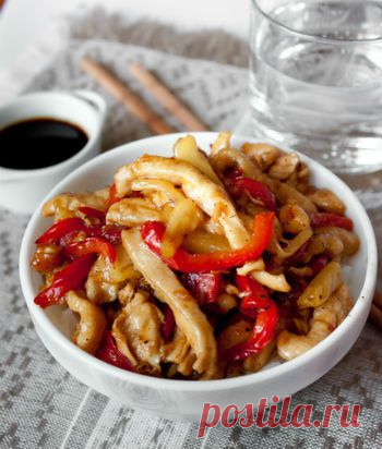 Рецепт курятины с ананасами в мультиварке - Курица в мультиварке . 1001 ЕДА вкусные рецепты с фото!