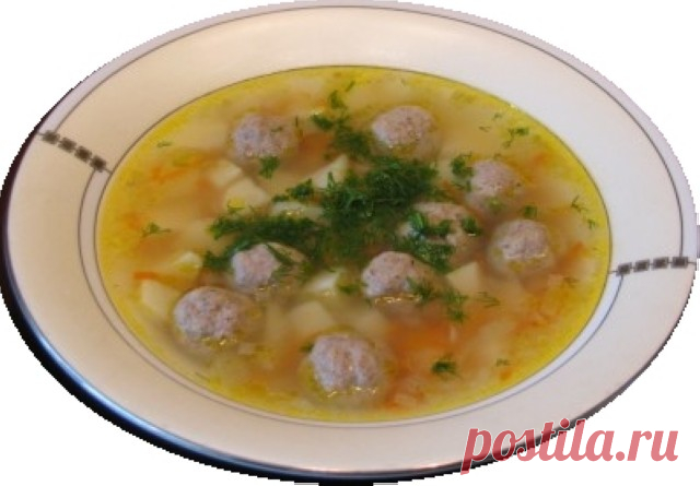 Рассольник с фрикадельками | Русская кухня