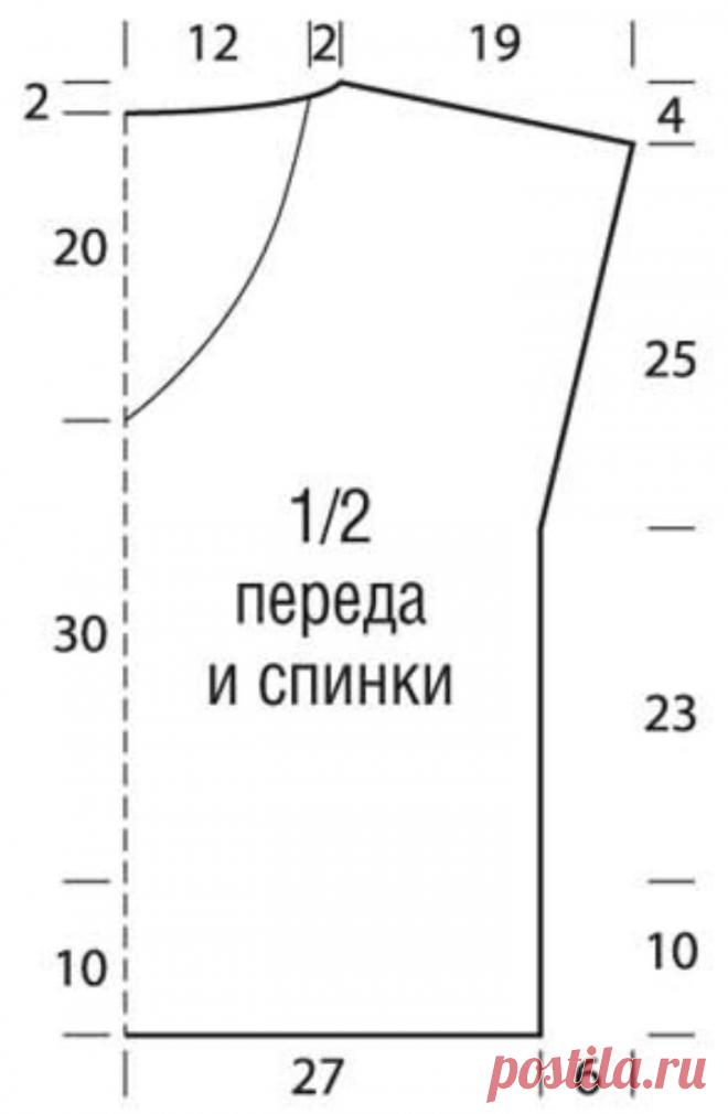 Sleeveless jacket with stylized braids free pattern