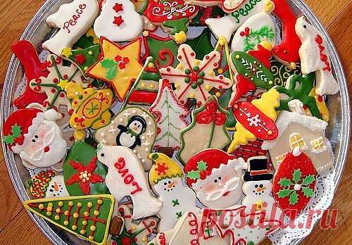 КАК УКРАСИТЬ НОВОГОДНЕЕ ПЕЧЕНЬЕ.
