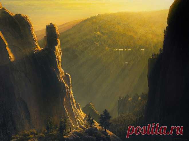 Стрела времени.... Художник Joseph Mcgurl