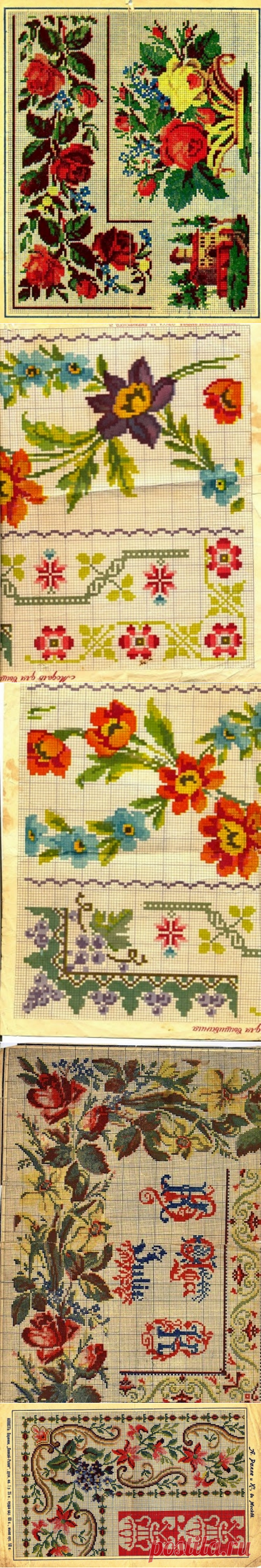 Старинные схемы вышивки