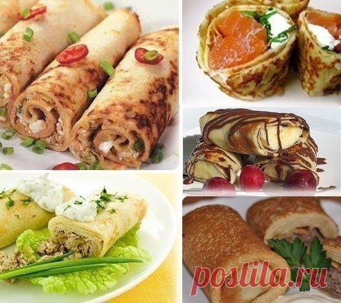 15 самых вкусных начинок для блинчиков