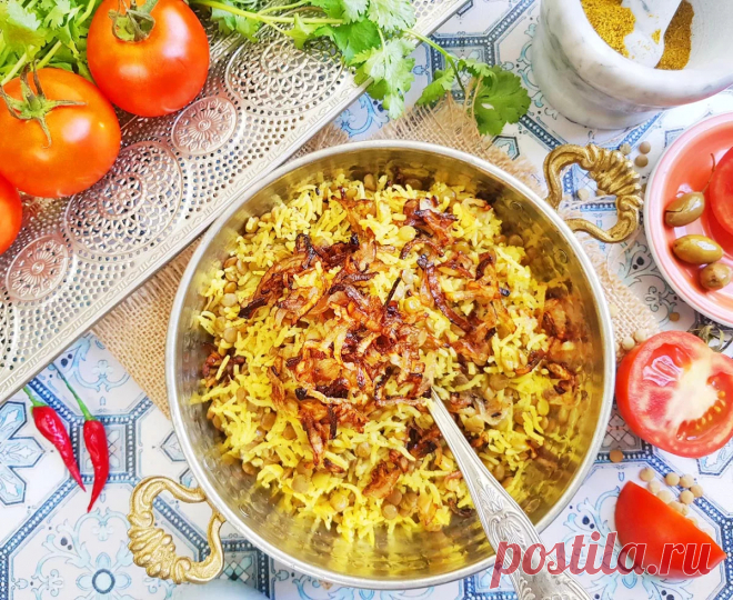 Муджадара - вкусный и полезный рис по-арабски