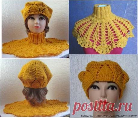 Вязаный комплект &quot;Солнечный&quot;