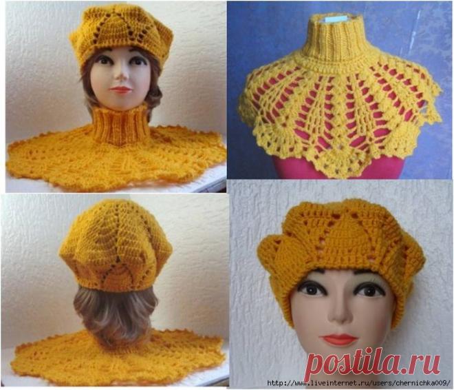 Вязаный комплект "Солнечный"