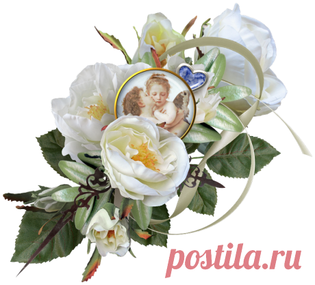 Шикарный цветочный декор png