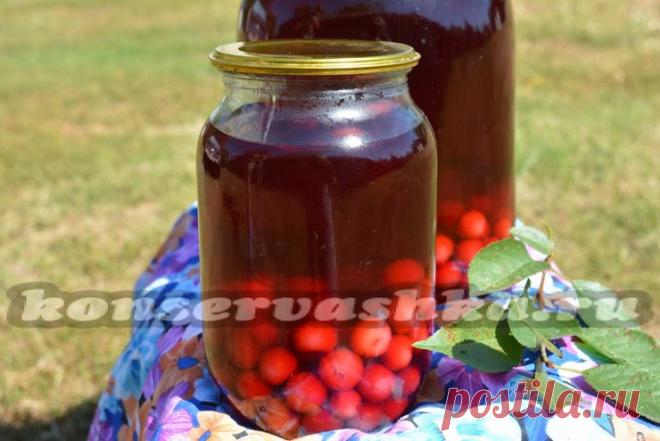 Компот из вишни на зиму, рецепт на 3 литровую банку