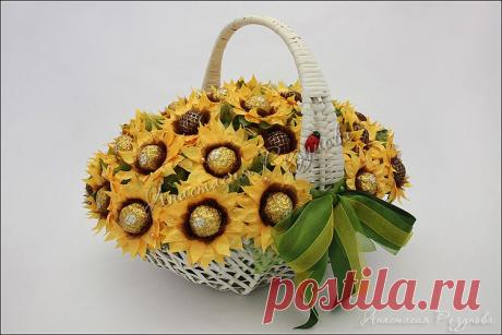 Gallery.ru / Фото #121 - Букеты в корзинах, вазах, кашпо - rezunova