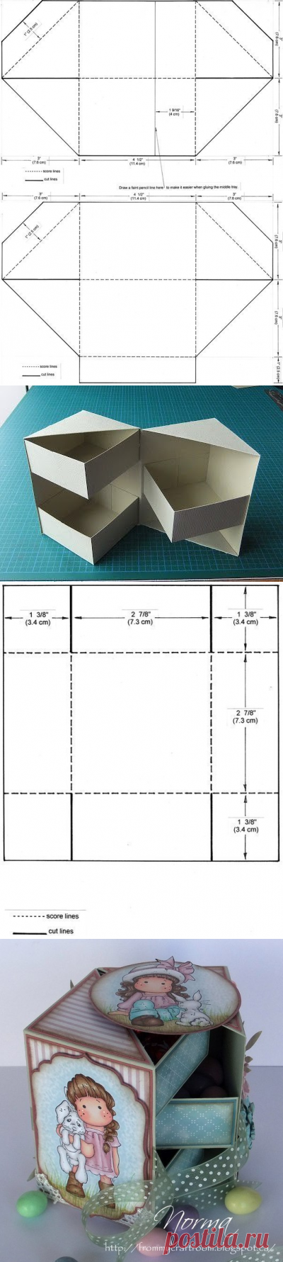 Милая коробочка с секретом — Сделай сам, идеи для творчества - DIY Ideas