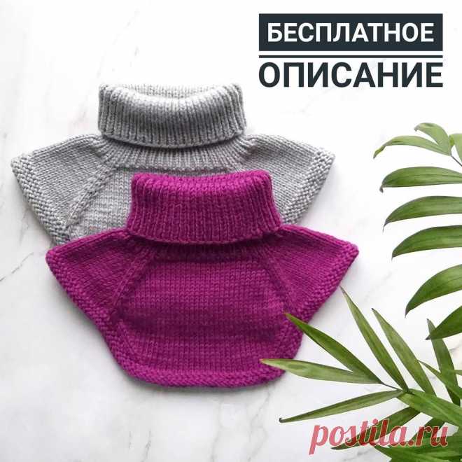 Описание и видео МК манишки