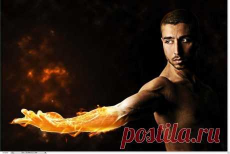 Как в Photoshop создать эффект огня | Photoshop