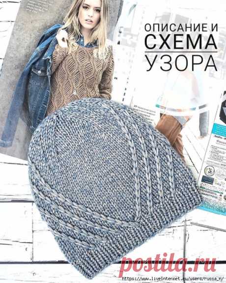 СХЕМА УЗОРА К ШАПОЧКЕ ОТ OLGA_IPAEVA_KNIT