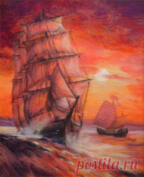 По мотивам картины М.Тернера
Автор Дарья Синдеева