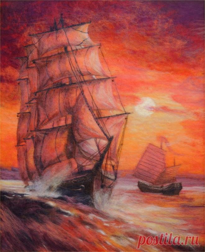 По мотивам картины М.Тернера
Автор Дарья Синдеева