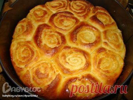 Булочки, запеченые в молочной заливке