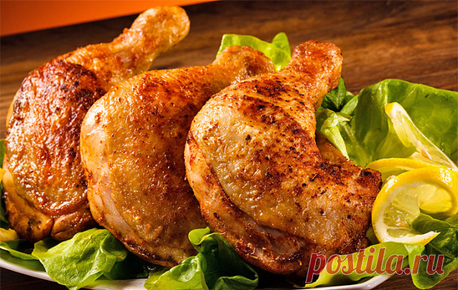 Маринуем курицу в горчице. Привычные окорочка становятся вкуснее, чем если их просто жарить