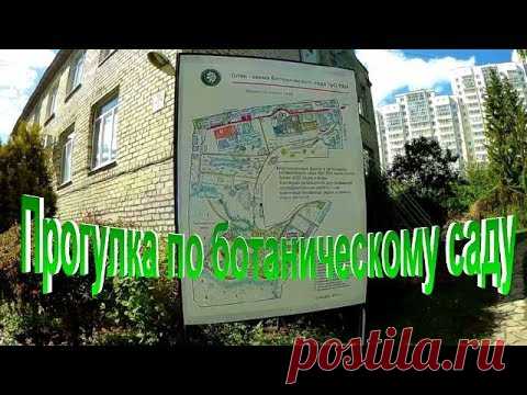Прогулка по ботаническому саду. Кормим белочек...