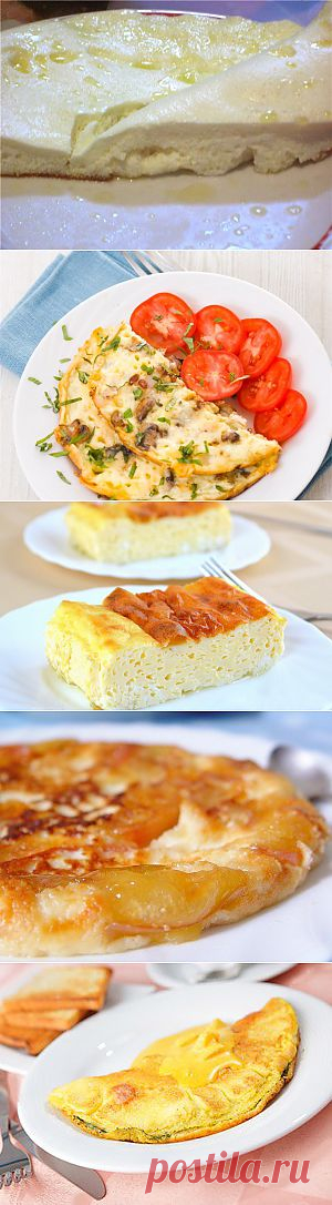 Рецепты омлетов - вкусный завтрак.