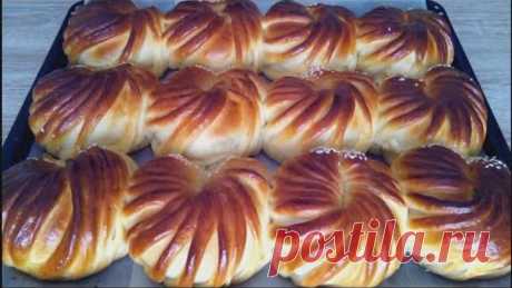 Булочки с творожной начинкой! Пышные и румяные! / Buns with cottage cheese!