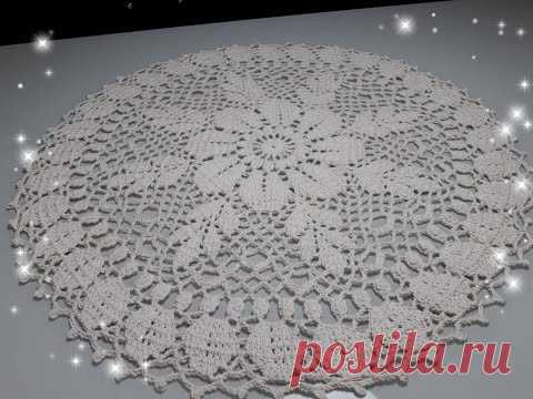 Centro de mesa/tapete redondo parte 1
