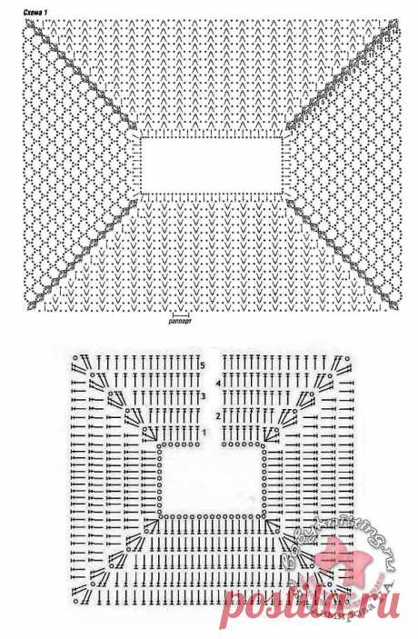 Реглан крючком| Записи в рубрике вязание крючком | Дневник Людмила_Ромашка