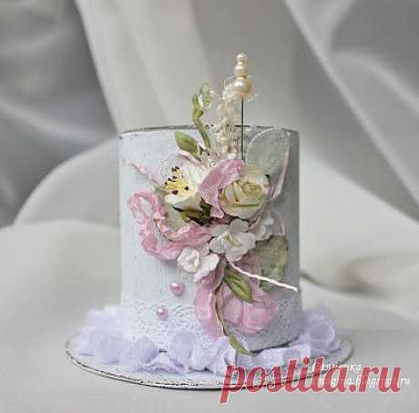 paper fun: МК шкатулка &quot;Шляпка&quot;