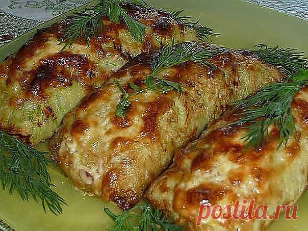 Кабачковые рулетики 