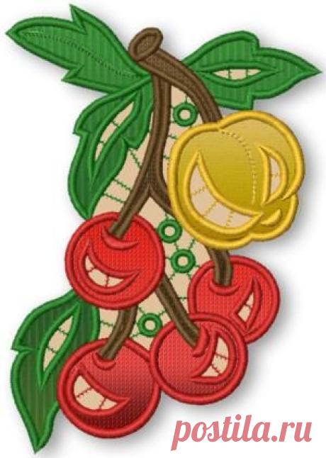 Advanced Embroidery Designs - Cherry Cutwork Applique Lace