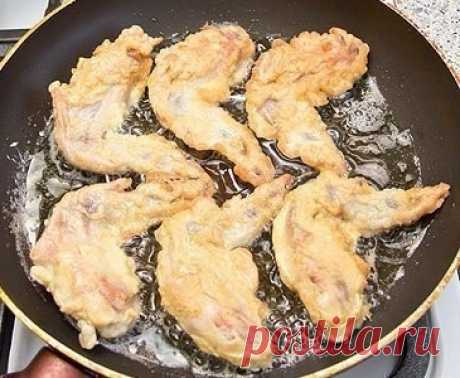 Как приготовить крылышки в кляре. - рецепт, ингредиенты и фотографии