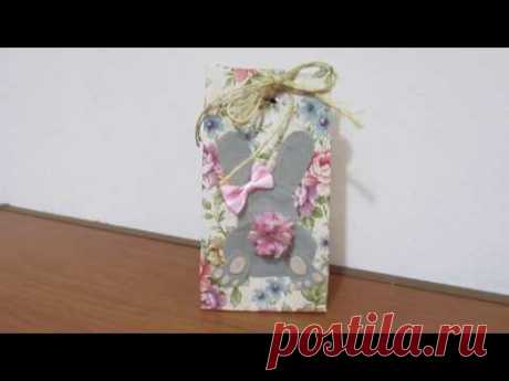 Sacolinha de Páscoa  🐰 PASSO A PASSO 🐰 FEITO COM CAIXA DE LEITE -DIY